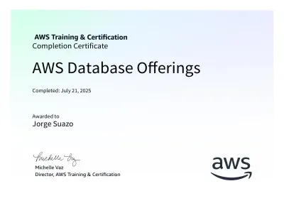 Preview of AWS Database Offerings