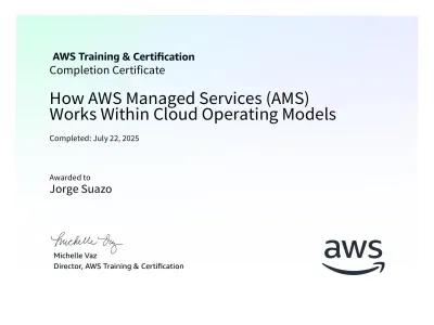 Preview of AWS Works Within Cloud Operating Models